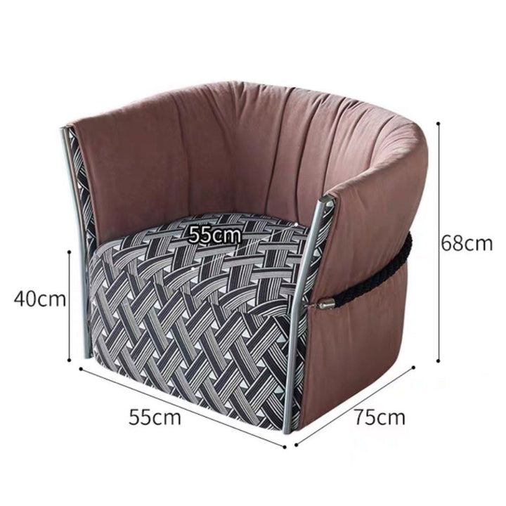 CLAVO Modern Fabric Armchair - Radical Homes Singapore