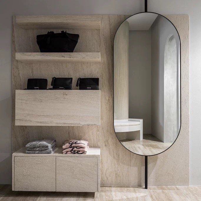 CLAYSE Postmodern Full Length Suspended Mirror - Radical Homes Singapore