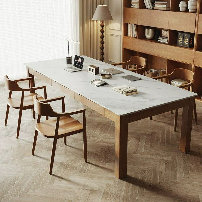 CHRISTIAN Modern Solid Wood Dining Table - Radical Homes Singapore
