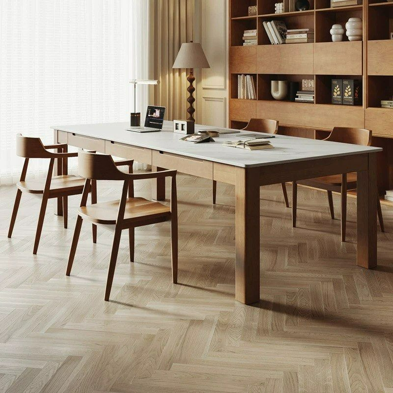 CHRISTIAN Modern Solid Wood Dining Table - Radical Homes Singapore