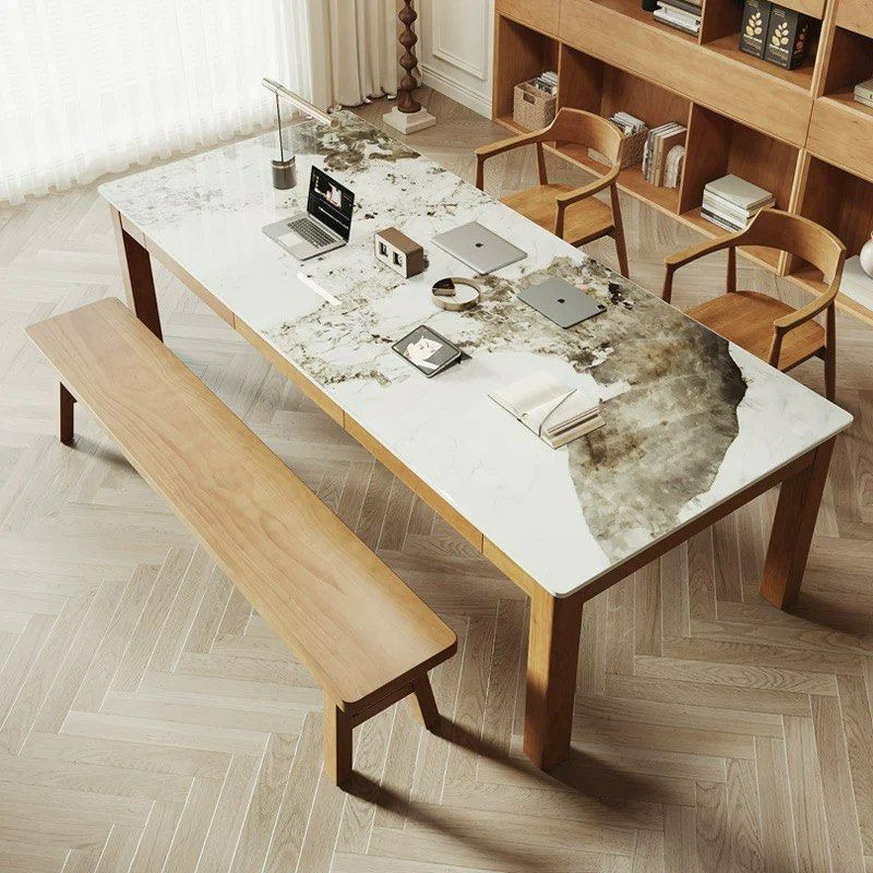 CHRISTIAN Modern Solid Wood Dining Table - Radical Homes Singapore
