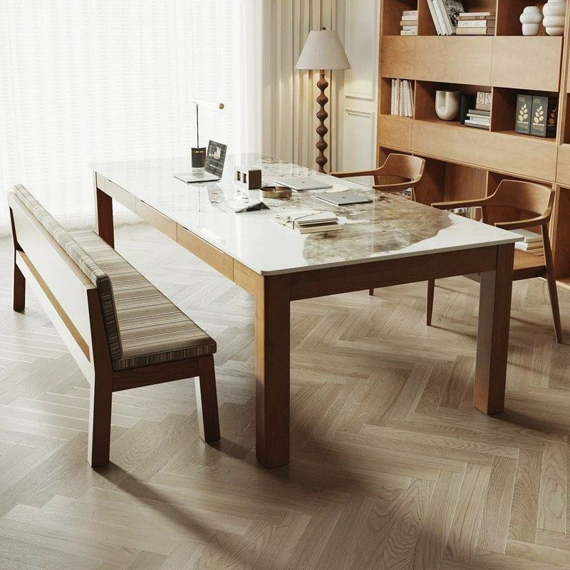 CHRISTIAN Modern Solid Wood Dining Table - Radical Homes Singapore