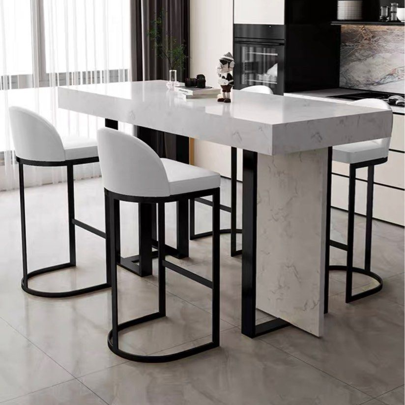 AJEYA Modern Sintered Stone Bar Table - Radical Homes Singapore