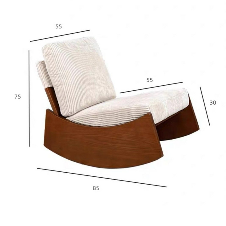JAMES Modern Rocking Lounge Chair - Radical Homes Singapore