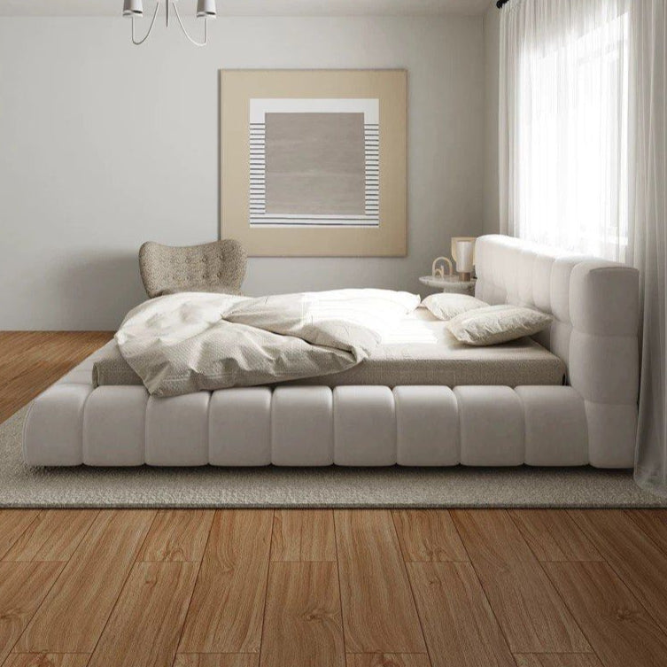 COLLIN Modern Boucle Bed - Radical Homes Singapore