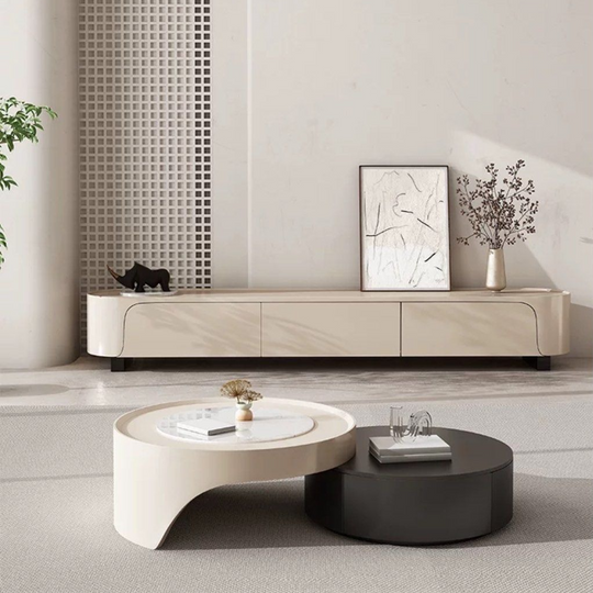 MARVELLON Modern TV Console & Coffee Table - Cassa Haus Singapore