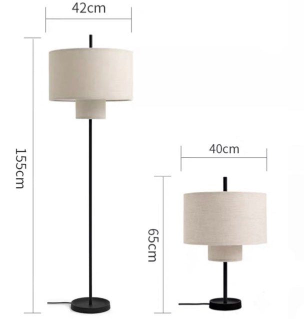 CONNERS Modern Table & Standing Lamp - Radical Homes Singapore
