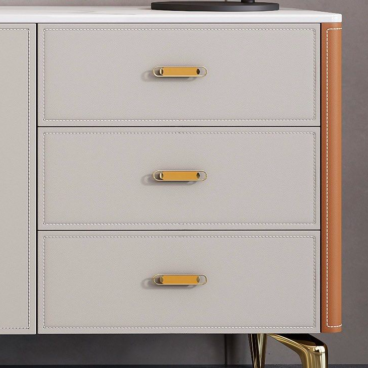 CASI Modern Leather Sideboard - Radical Homes Singapore