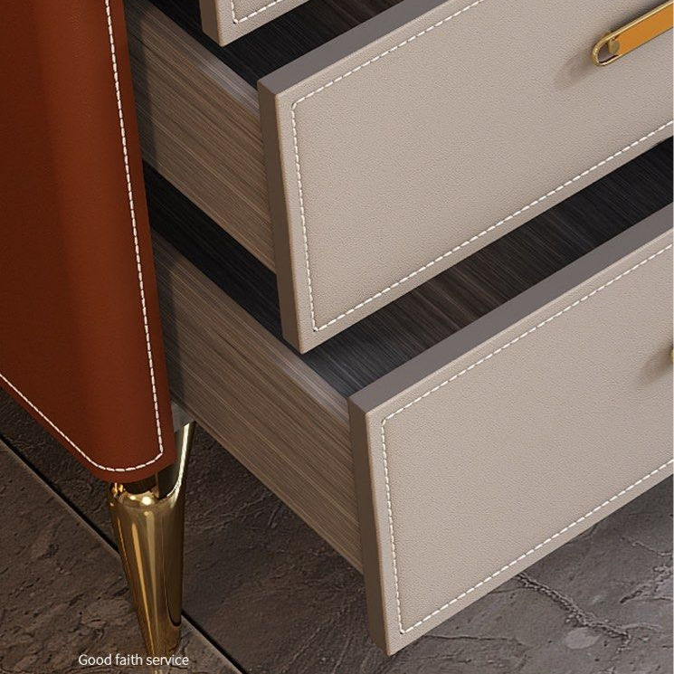 CASI Modern Leather Sideboard - Radical Homes Singapore