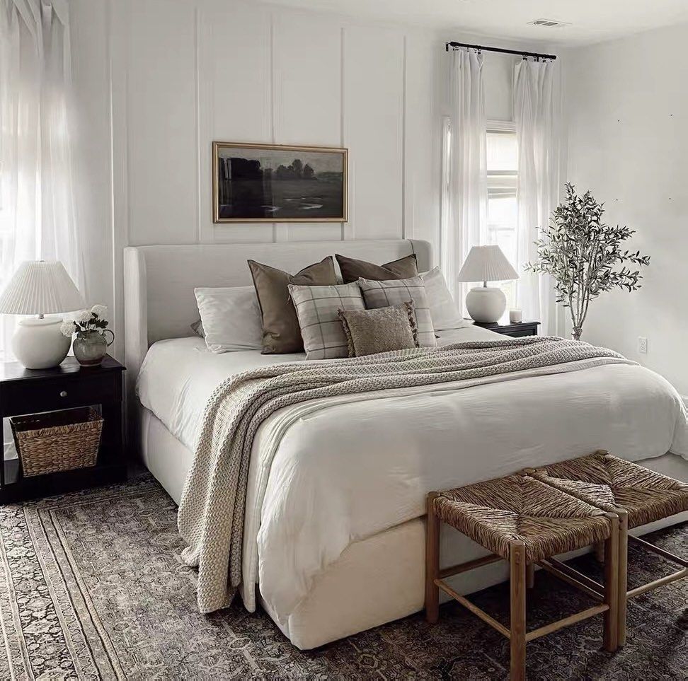 CONSTANCE Modern Fabric Bedframe - Radical Homes Singapore
