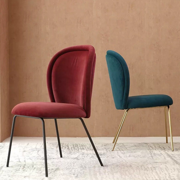 HENRY Modern Velvet Dining Chair - Radical Homes Singapore