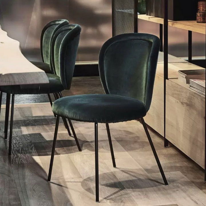 HENRY Modern Velvet Dining Chair - Radical Homes Singapore