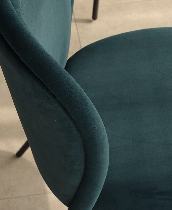 HENRY Modern Velvet Dining Chair - Radical Homes Singapore