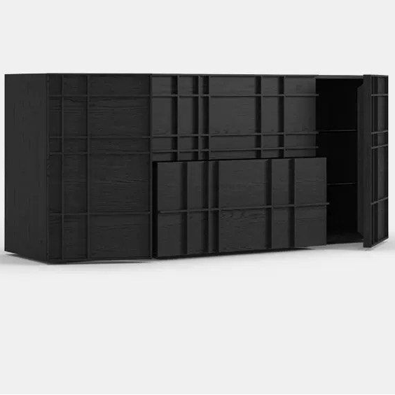 MARSU Modern Solid Wood Sideboard - Radical Homes Singapore