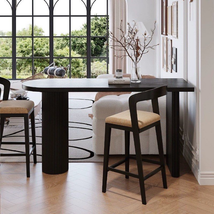 GINZA Modern Solid Wood Bar Table & Stools - Radical Homes Singapore