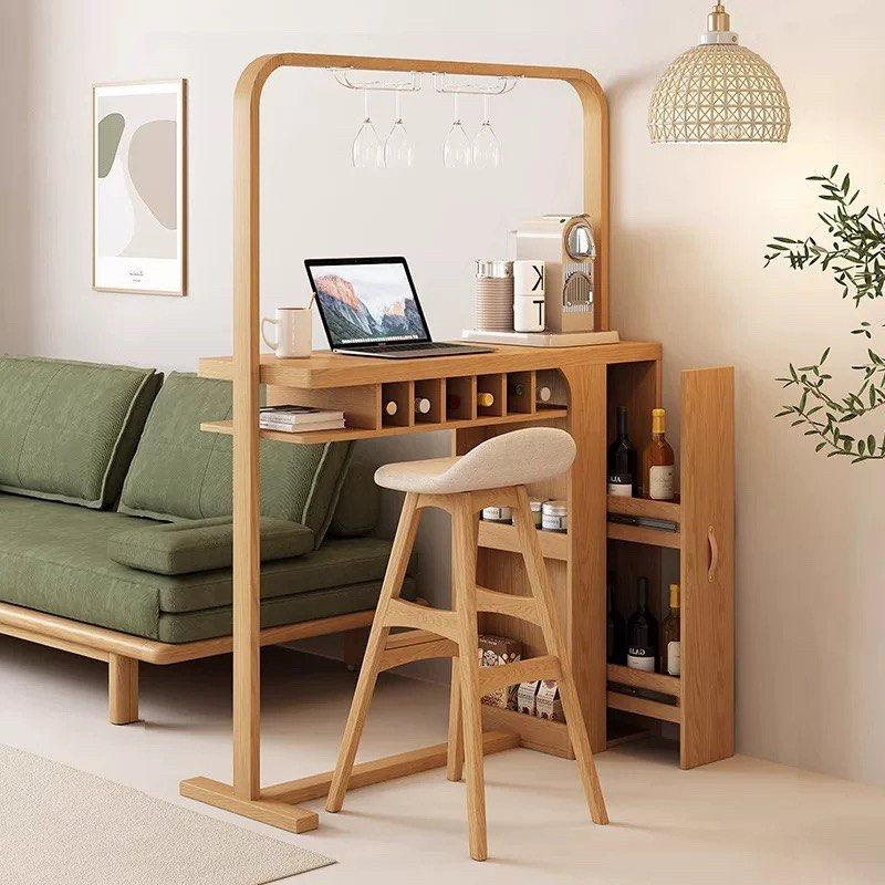 RYO Japandi Solid Wood Bar Table - Radical Homes Singapore