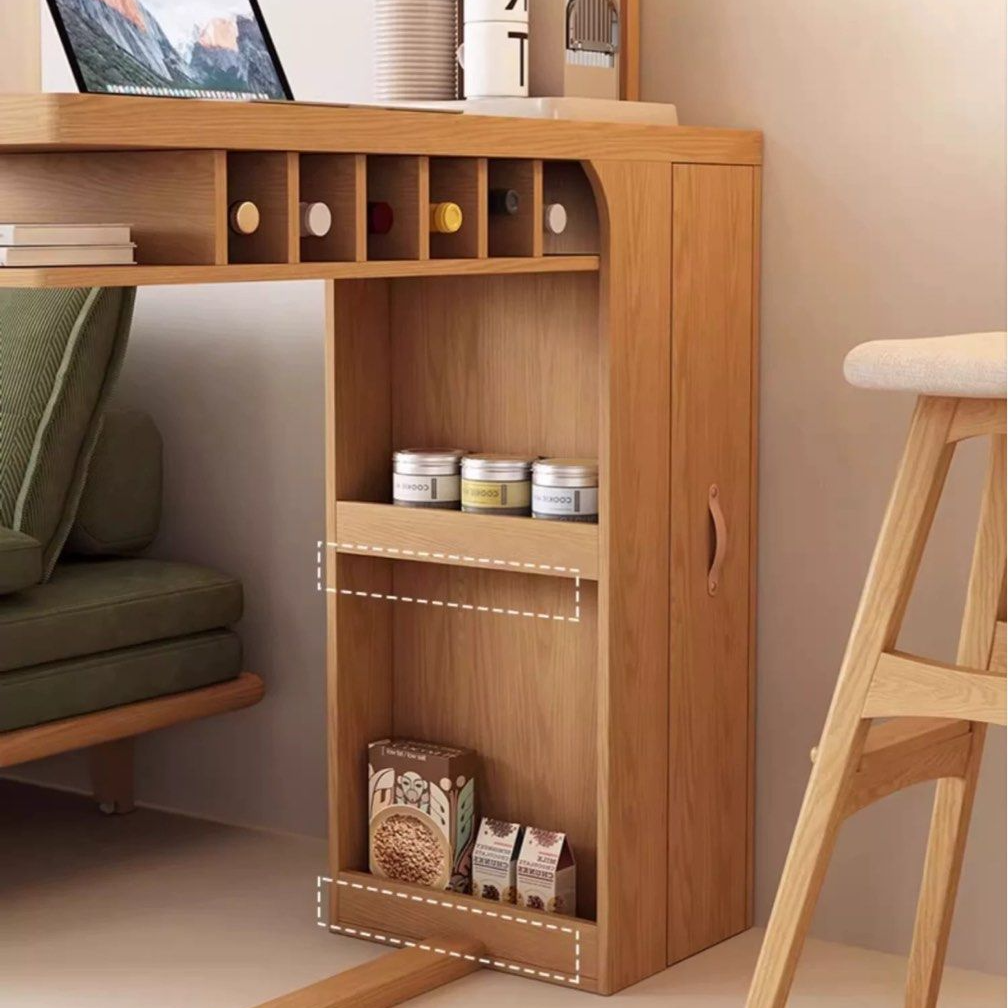 RYO Japandi Solid Wood Bar Table - Radical Homes Singapore