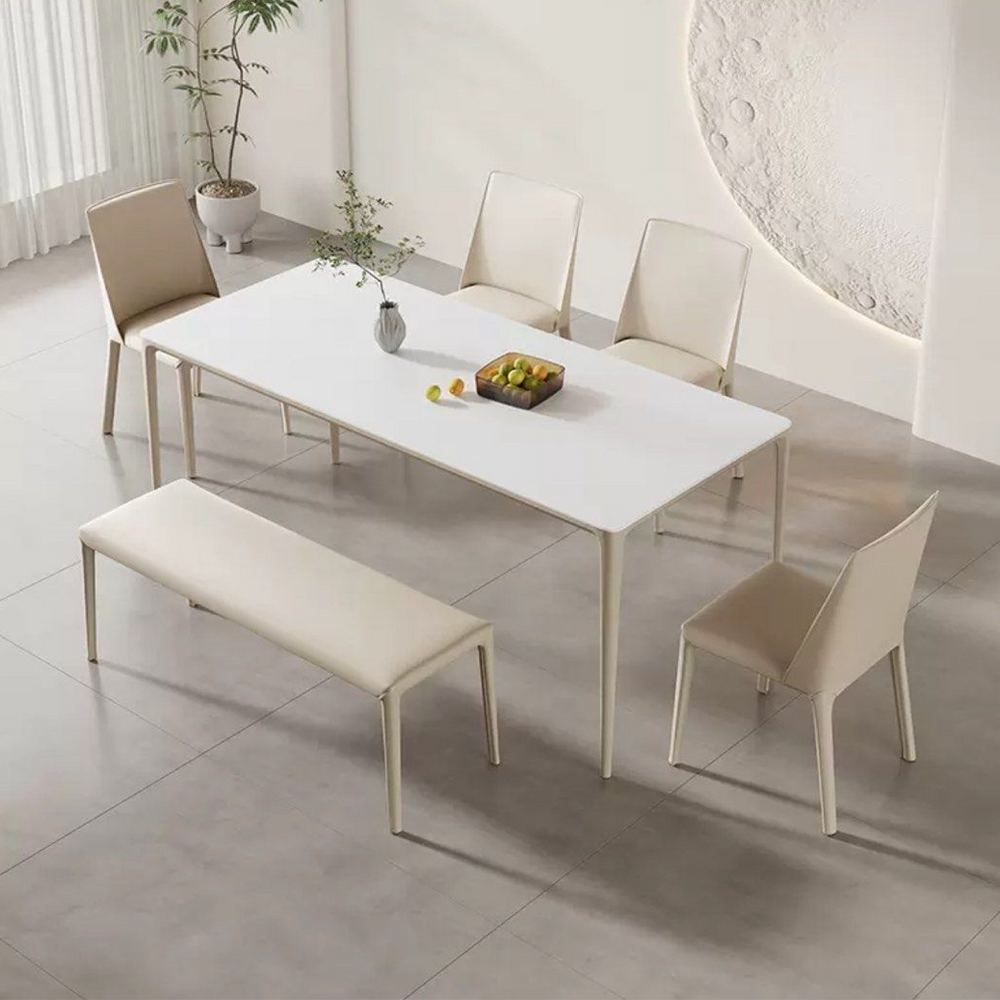 NELL Modern Leather Dining Bench - Radical Homes Singapore