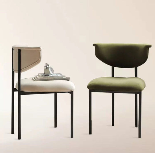 DRAZELUNE Modern Velvet Dining Chair - Cassa Haus Singapore