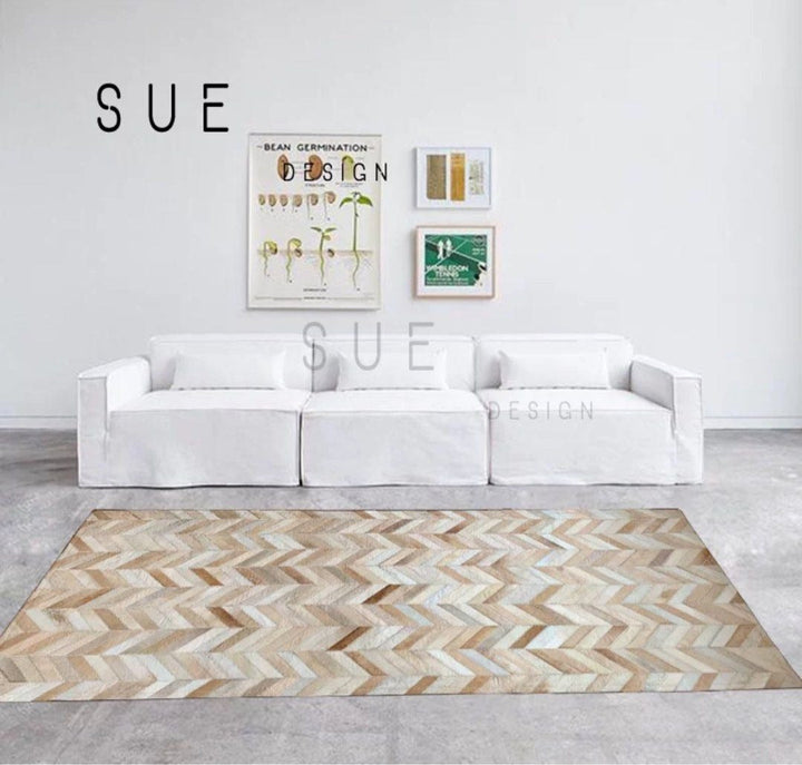 VARETHIEL Modern Cowhide Rug - Cassa Haus Singapore