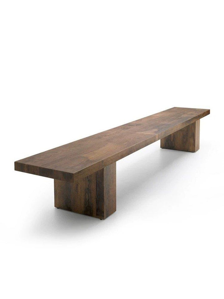 BALTHAZAR Modern Solid Wood Bench - Radical Homes Singapore