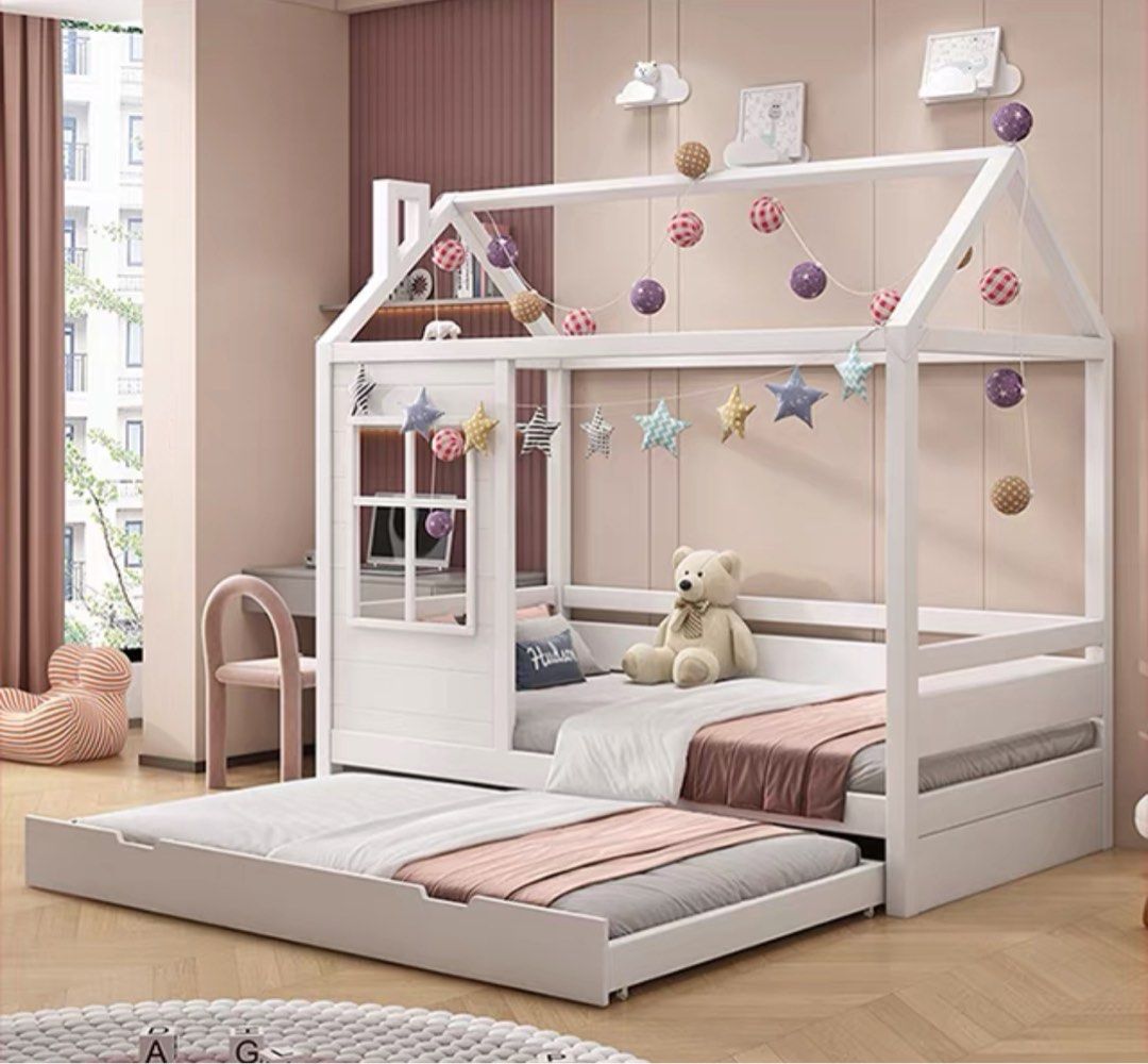 COVEN Modern Kids Storage Bedframe - Radical Homes Singapore