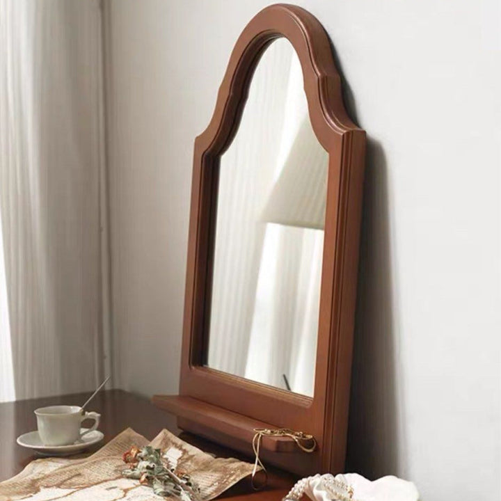 FENWICK Mid Century Solid Wood Wall Mirror - Cassa Haus Singapore