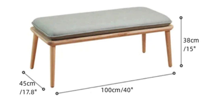 COSIMO Wood Bench - Radical Homes Singapore