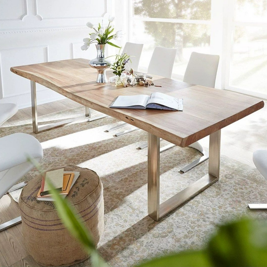ROSADO Modern Solid Wood Dining/Study Table - Radical Homes Singapore