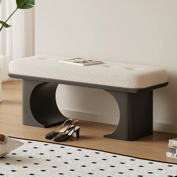 CRIOEN Modern Boucle Bench - Radical Homes Singapore