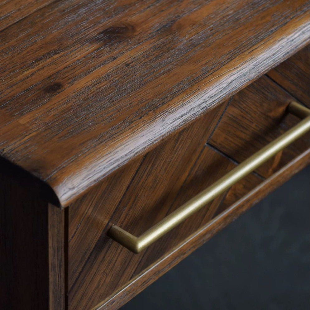 CROTIA Modern Herringbone Vanity Table - Radical Homes Singapore