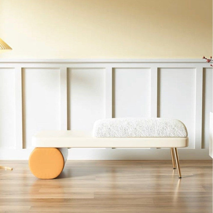 ZARVENA Modern Fabric Bench - Cassa Haus Singapore