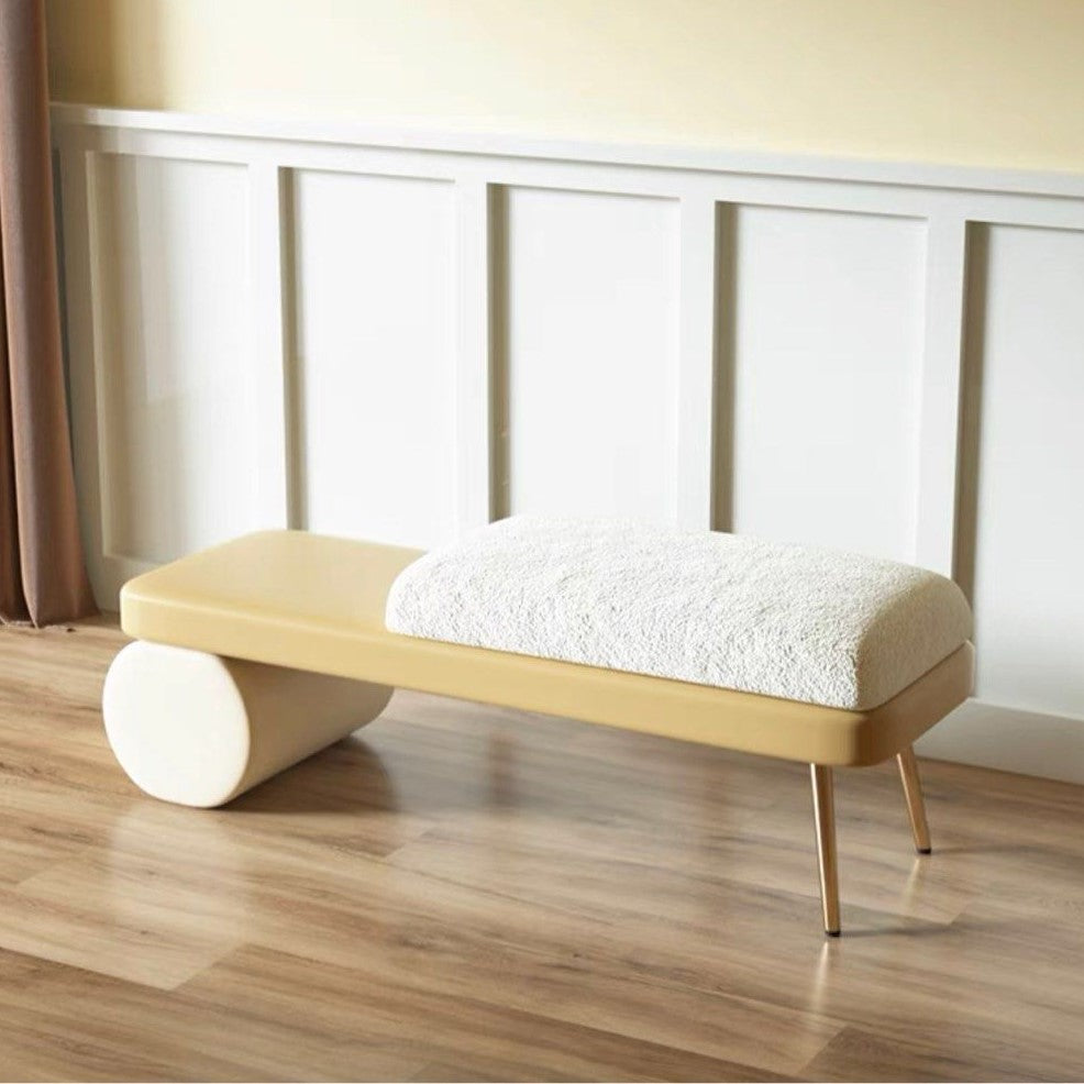 ZARVENA Modern Fabric Bench - Cassa Haus Singapore