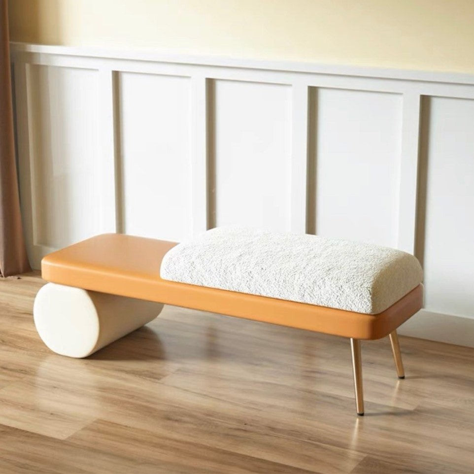 ZARVENA Modern Fabric Bench - Cassa Haus Singapore