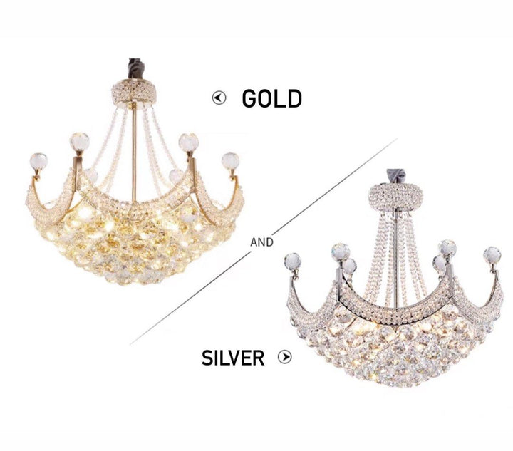 DAIMON Modern Crystal Chandelier - Radical Homes Singapore