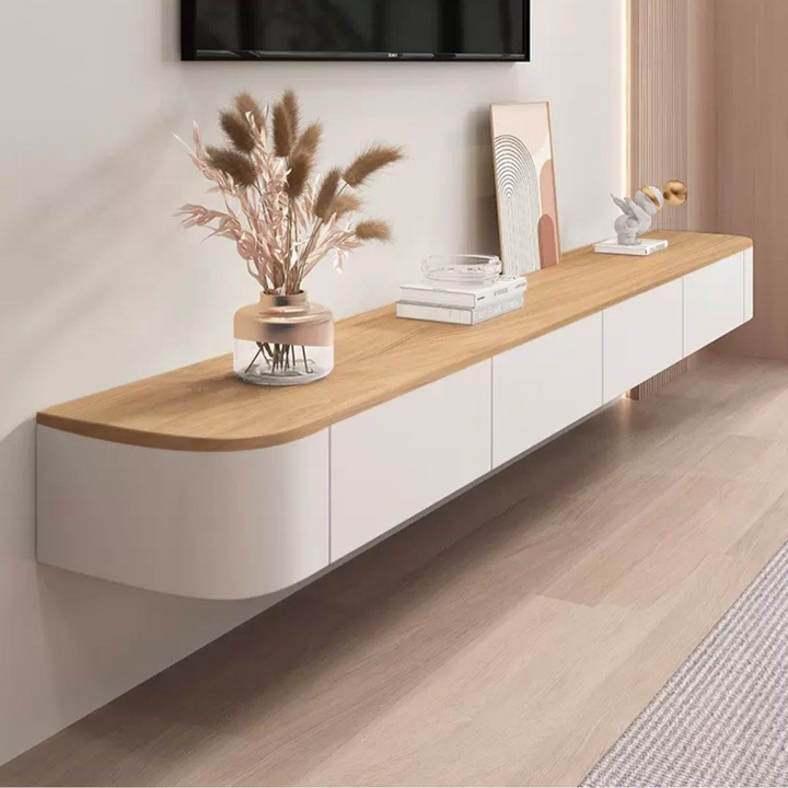 ITSUKI Modern Japandi Floating TV Console - Radical Homes Singapore