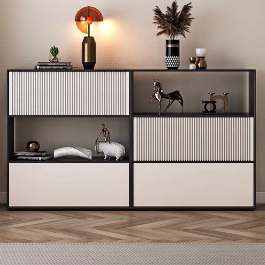 HUTTON Japandi Shelving Cabinet - Radical Homes Singapore