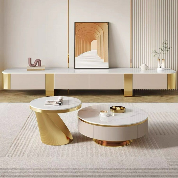 BERISS Modern Sintered Stone TV Console - Radical Homes Singapore