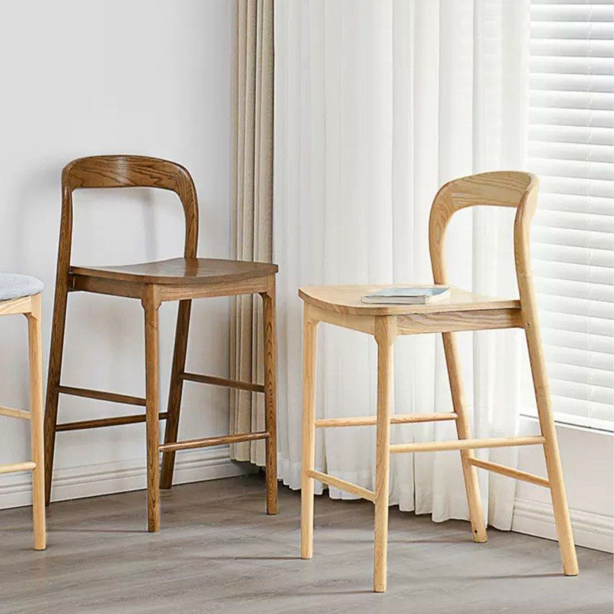 KALDEIF Wood Bar Stool - Radical Homes Singapore