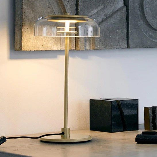 DANIEL Glass Arched Lamp - Radical Homes Singapore