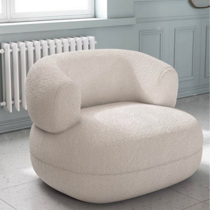 SIENNA Modern Boucle Lounge Chair - Radical Homes Singapore