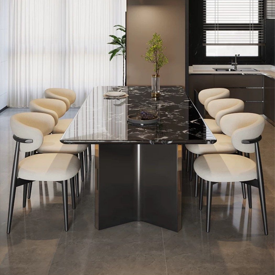 JADEIN Modern Marble Dining Table - Radical Homes Singapore