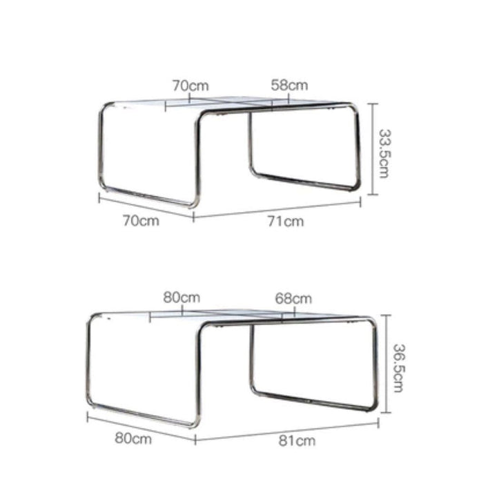 BRUCE Double Nesting Coffee Table - Radical Homes Singapore