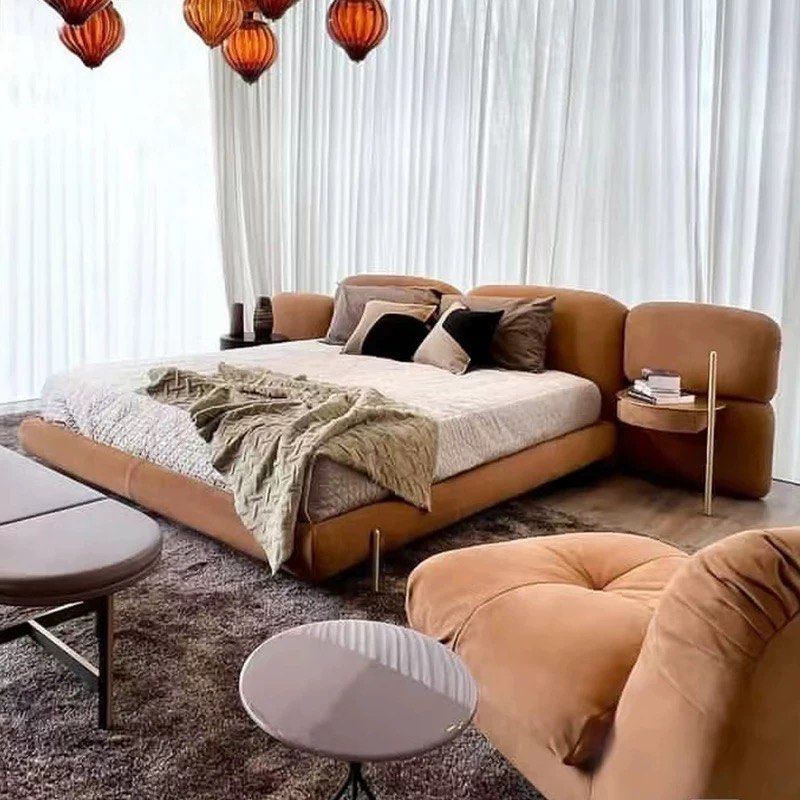 DAYO Modern Fabric Bedframe - Radical Homes Singapore