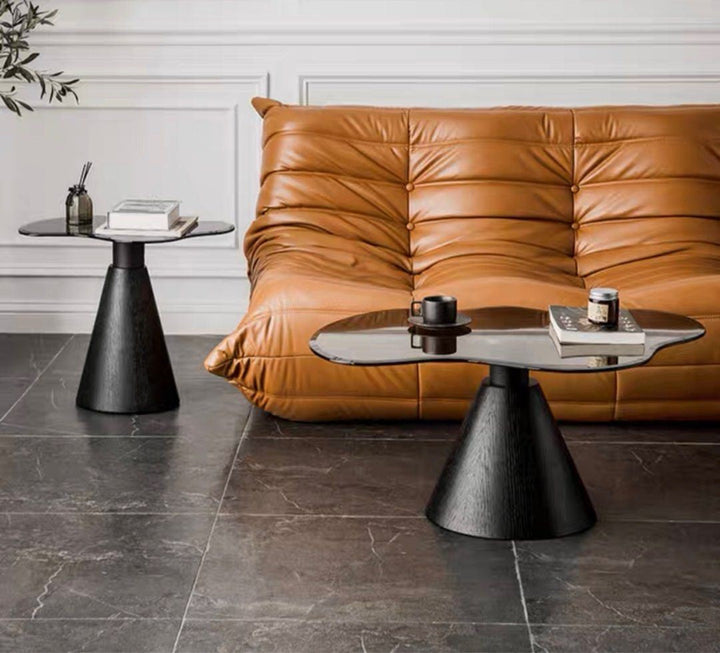 VASILE Modern Glass Coffee Table - Radical Homes Singapore