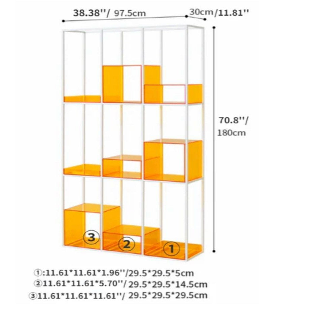 ALBERT Metal Bookcase - Radical Homes Singapore