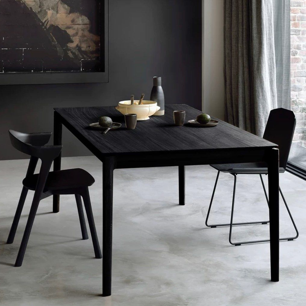 CLYDE Black Dining Table - Radical Homes Singapore