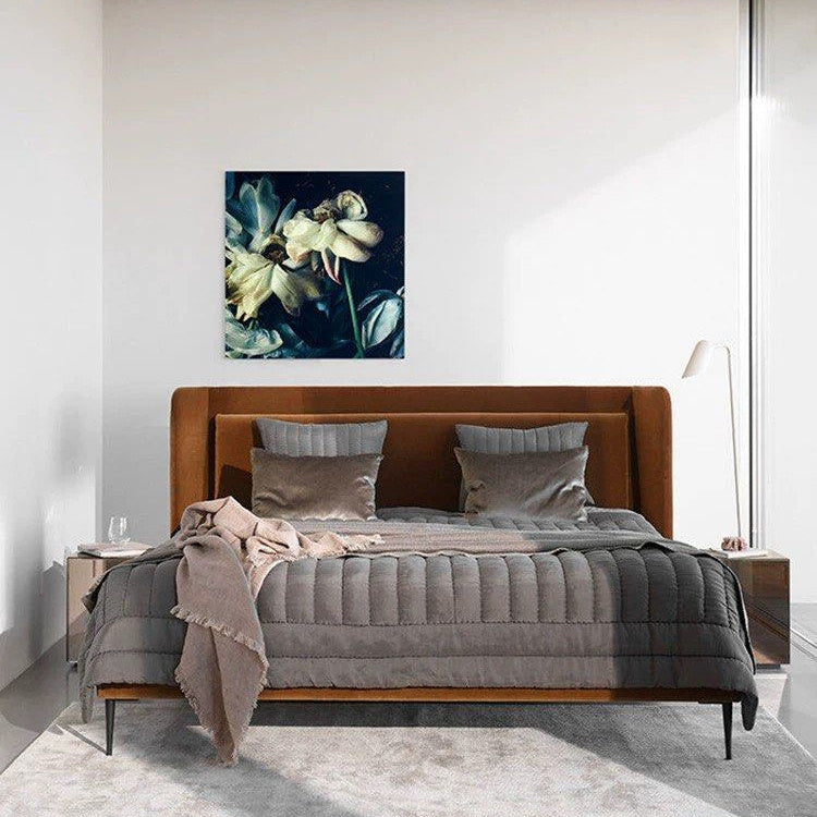 DEGOL Luxury Velvet Bedframe - Radical Homes Singapore