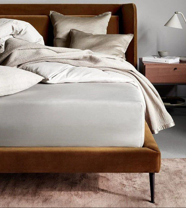 DEGOL Luxury Velvet Bedframe - Radical Homes Singapore