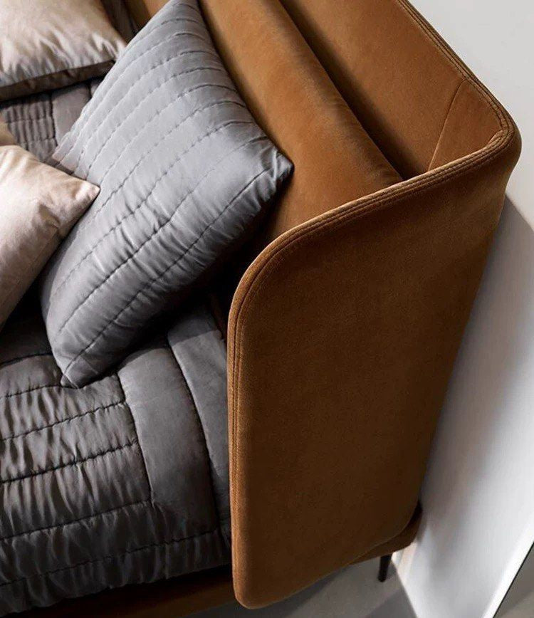 DEGOL Luxury Velvet Bedframe - Radical Homes Singapore